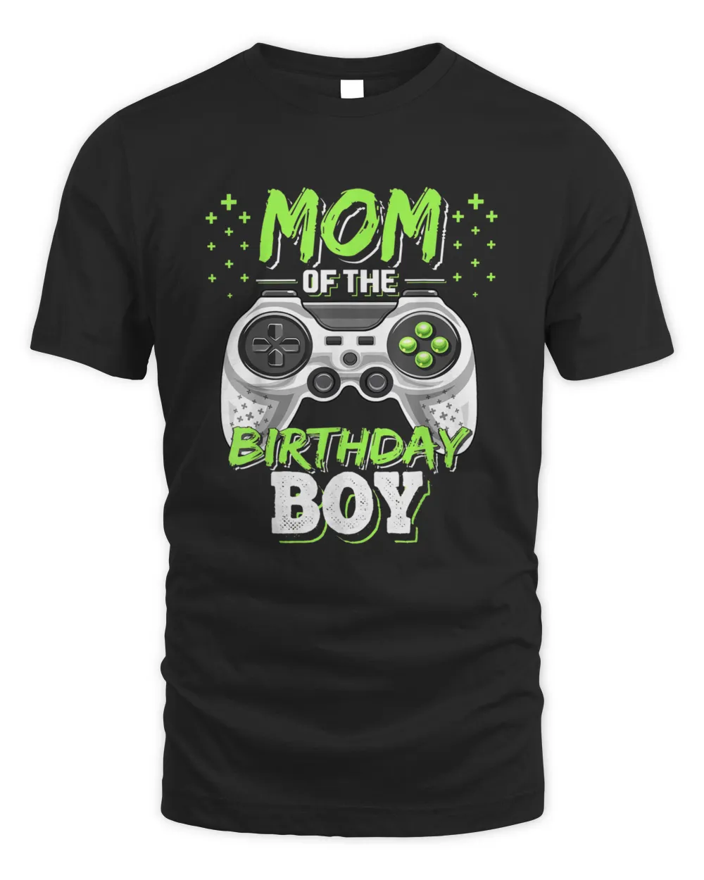 Mom of the Birthday Boy Matching Video Gamer Birthday Party T-Shirt Unisex Standard T-Shirt black s
