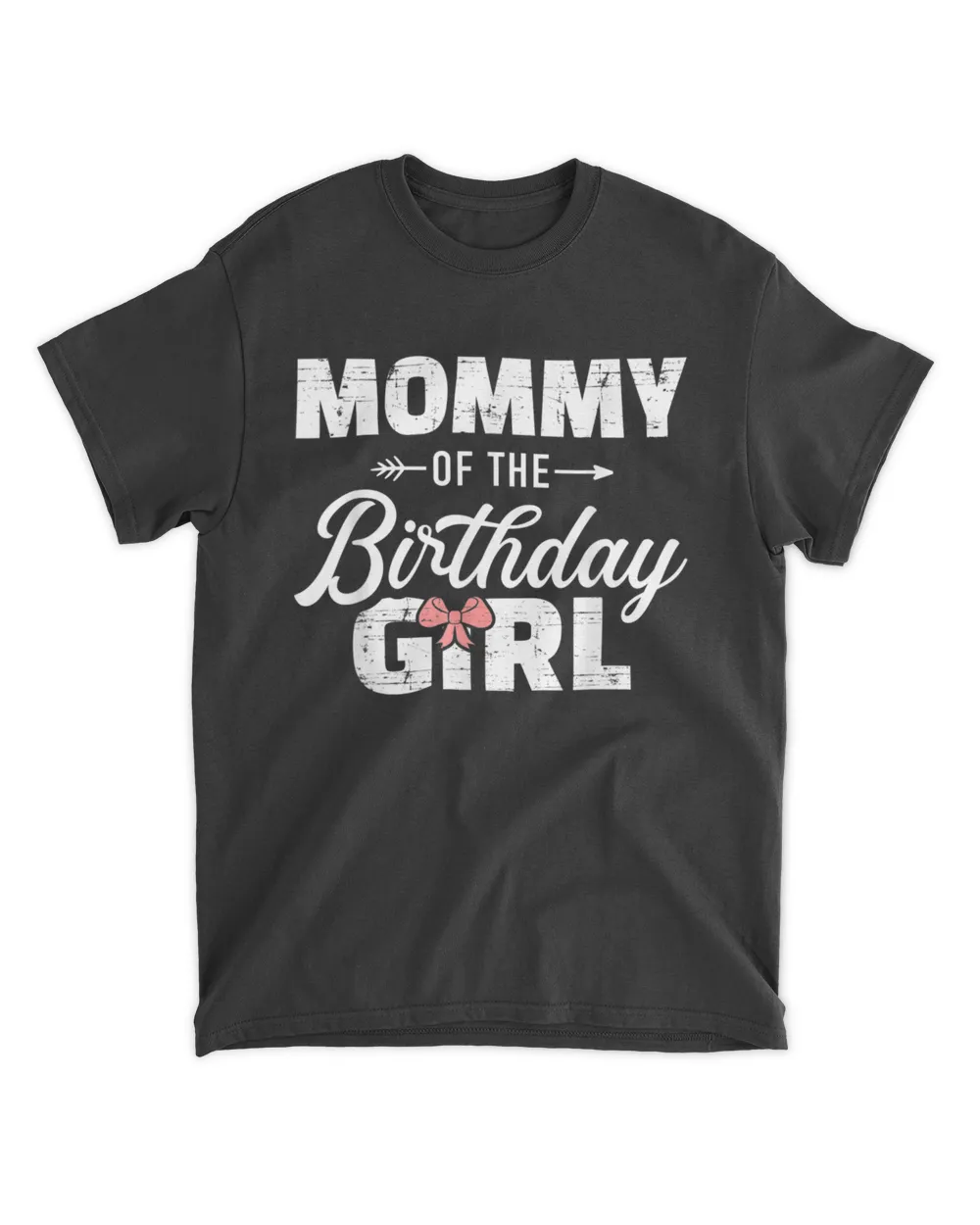 Mommy of the birthday daughter girl matching family for mom T-Shirt Unisex Standard T-Shirt black s