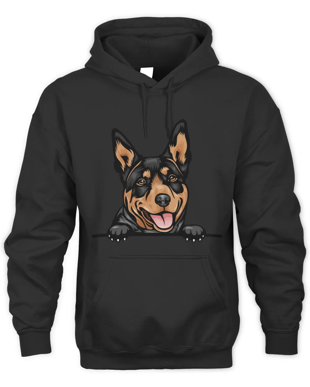 Animal Dog Australian Kelpie Unisex Hoodie black s