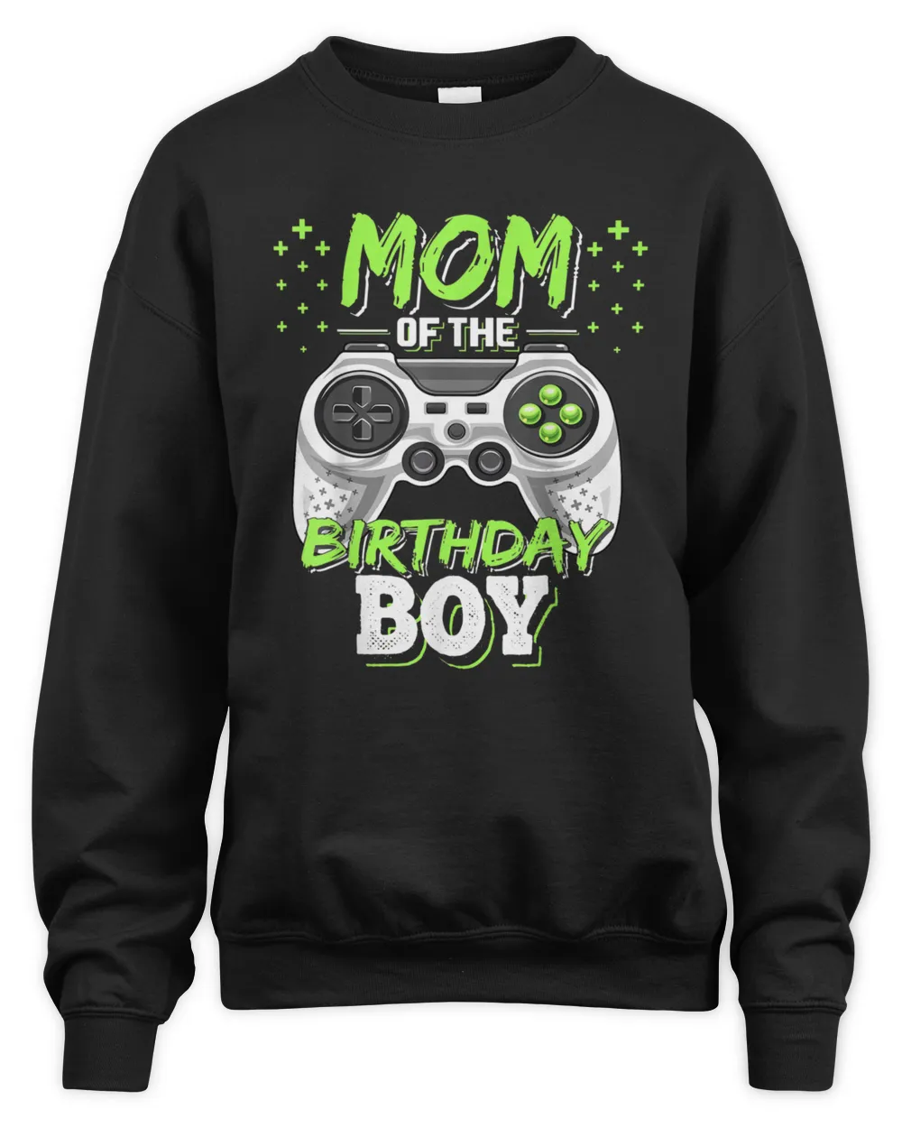 Mom of the Birthday Boy Matching Video Gamer Birthday Party T-Shirt Unisex Sweatshirt black s