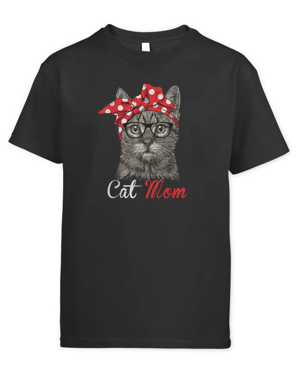 Funny Cat Mom Shirt for Cat Lovers-Mothers Day Gift Kids Standard T-Shirt black xs