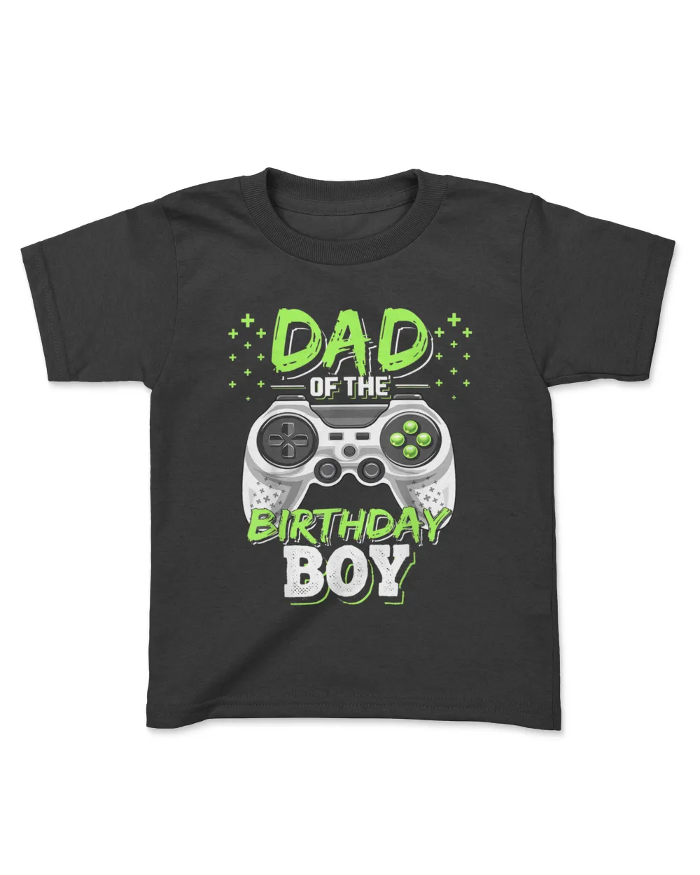 Mens Dad of the Birthday Boy Matching Video Gamer Birthday Party T-Shirt Kids Standard T-Shirt black xs