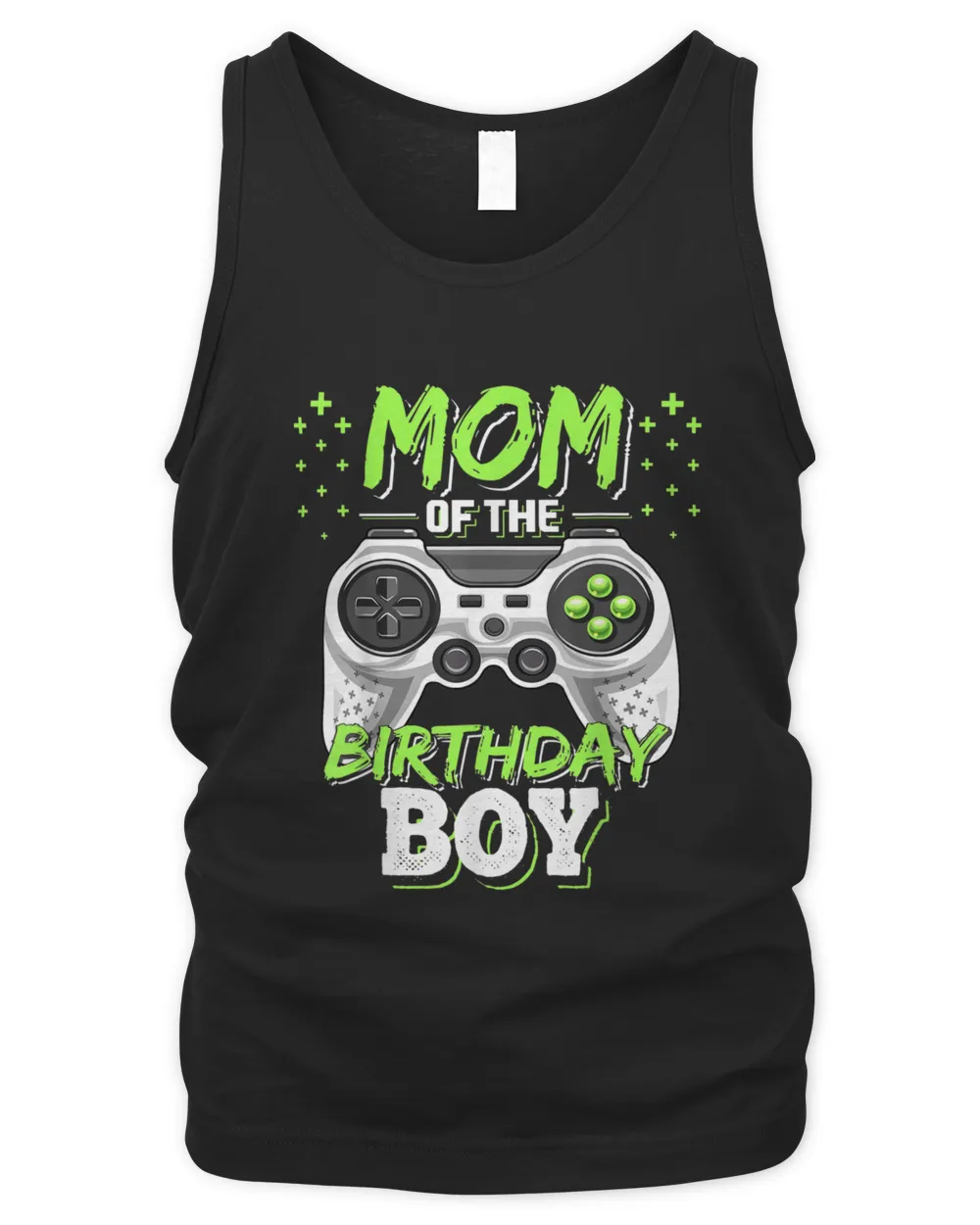 Mom of the Birthday Boy Matching Video Gamer Birthday Party T-Shirt Men's Tank Top black s