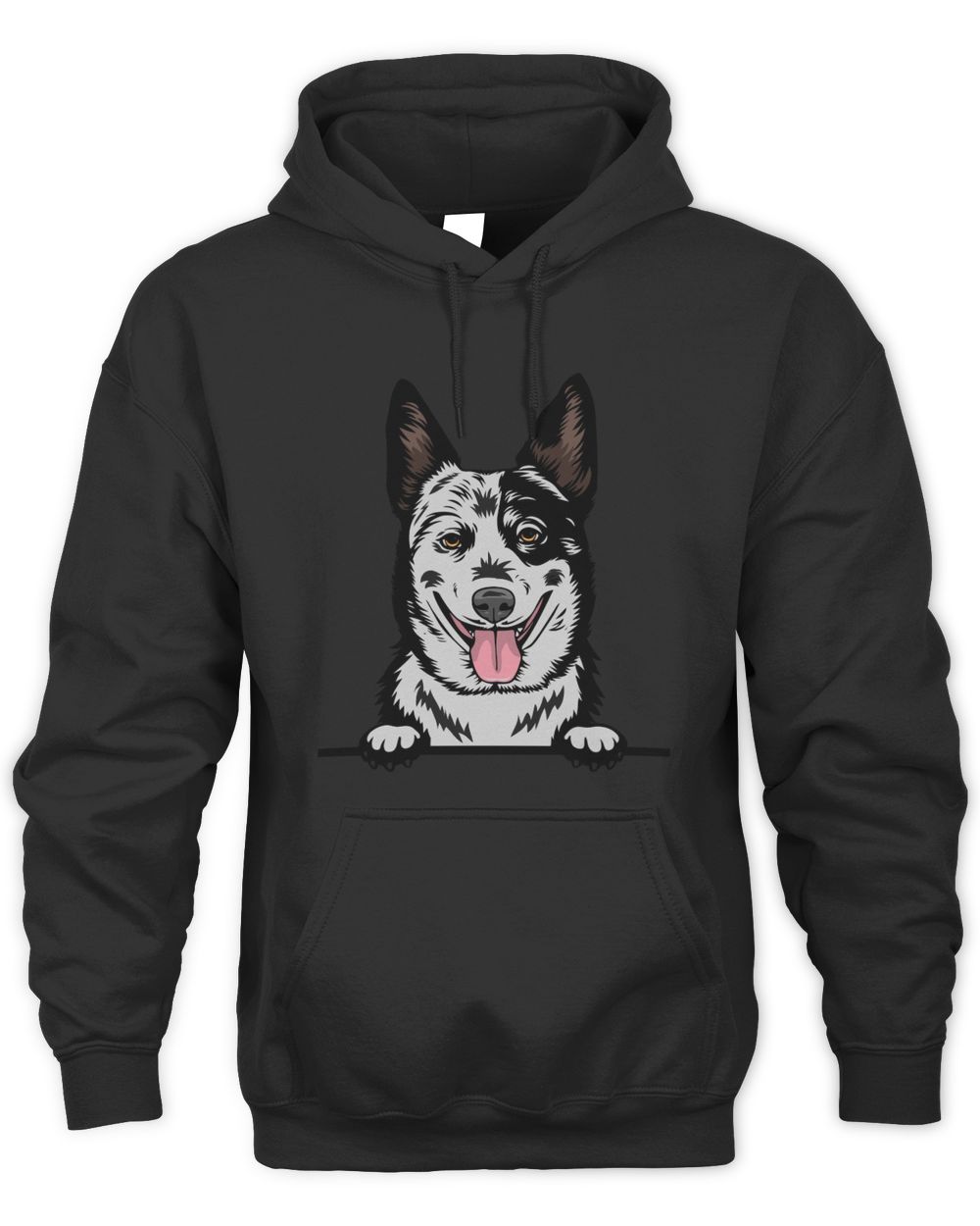 Animal Dog Australian Cattle Unisex Hoodie black s