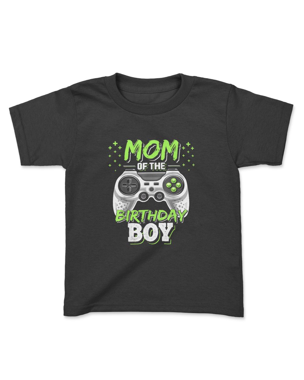 Mom of the Birthday Boy Matching Video Gamer Birthday Party T-Shirt Kids Standard T-Shirt black xs