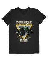Monster Truck Dad T-Shirt Men's V-Neck T-Shirt black s