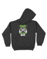 Mens Dad of the Birthday Boy Matching Video Gamer Birthday Party T-Shirt Kids Pullover Hoodie black xs