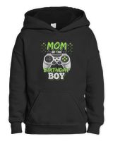 Mom of the Birthday Boy Matching Video Gamer Birthday Party T-Shirt Kids Pullover Hoodie black xs