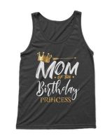 Mom Of The Birthday Princess Funny Mama Mommy Grandma Nana T-Shirt Men's Tank Top black s