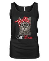 Funny Cat Mom Shirt for Cat Lovers-Mothers Day Gift Women's Tank Top black s