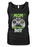 Mom of the Birthday Boy Matching Video Gamer Birthday Party T-Shirt Women's Tank Top black s