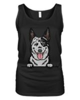 Animal Dog Australian Cattle Women's Tank Top black s
